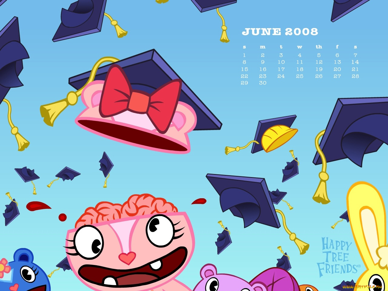 , happy, tree, friends